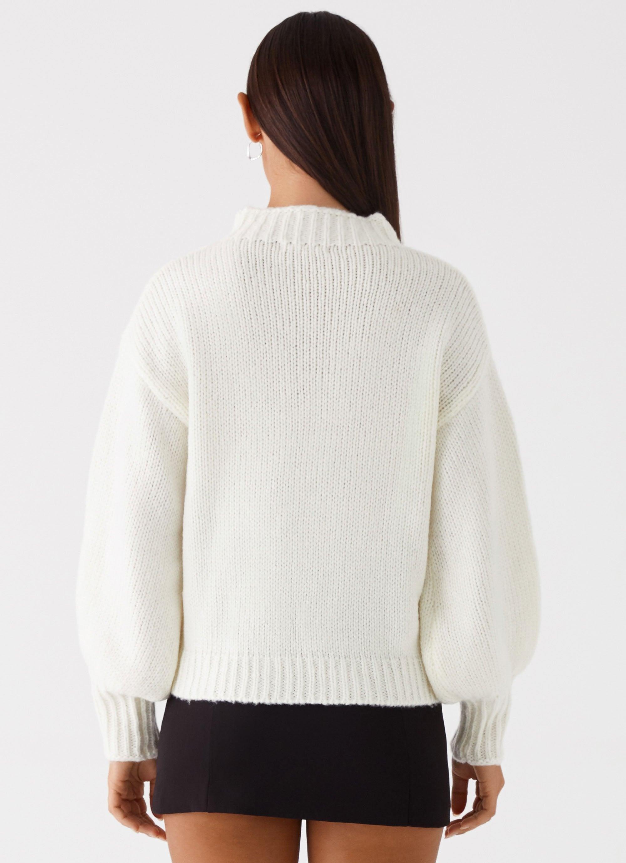 Charleston Knit Jumper - Off White Product Image