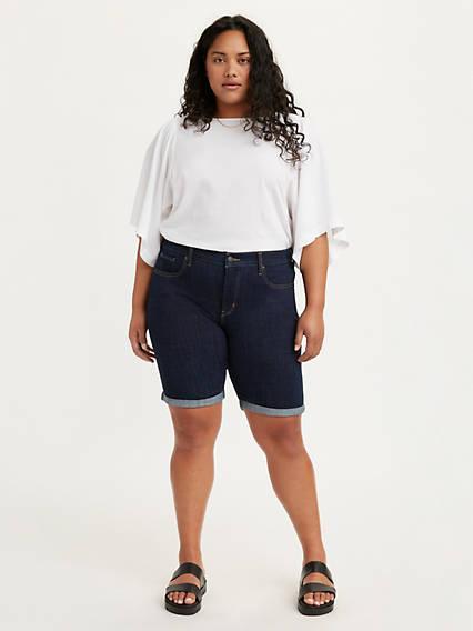 Levi's Bermuda Women's Shorts (Plus Size) Product Image