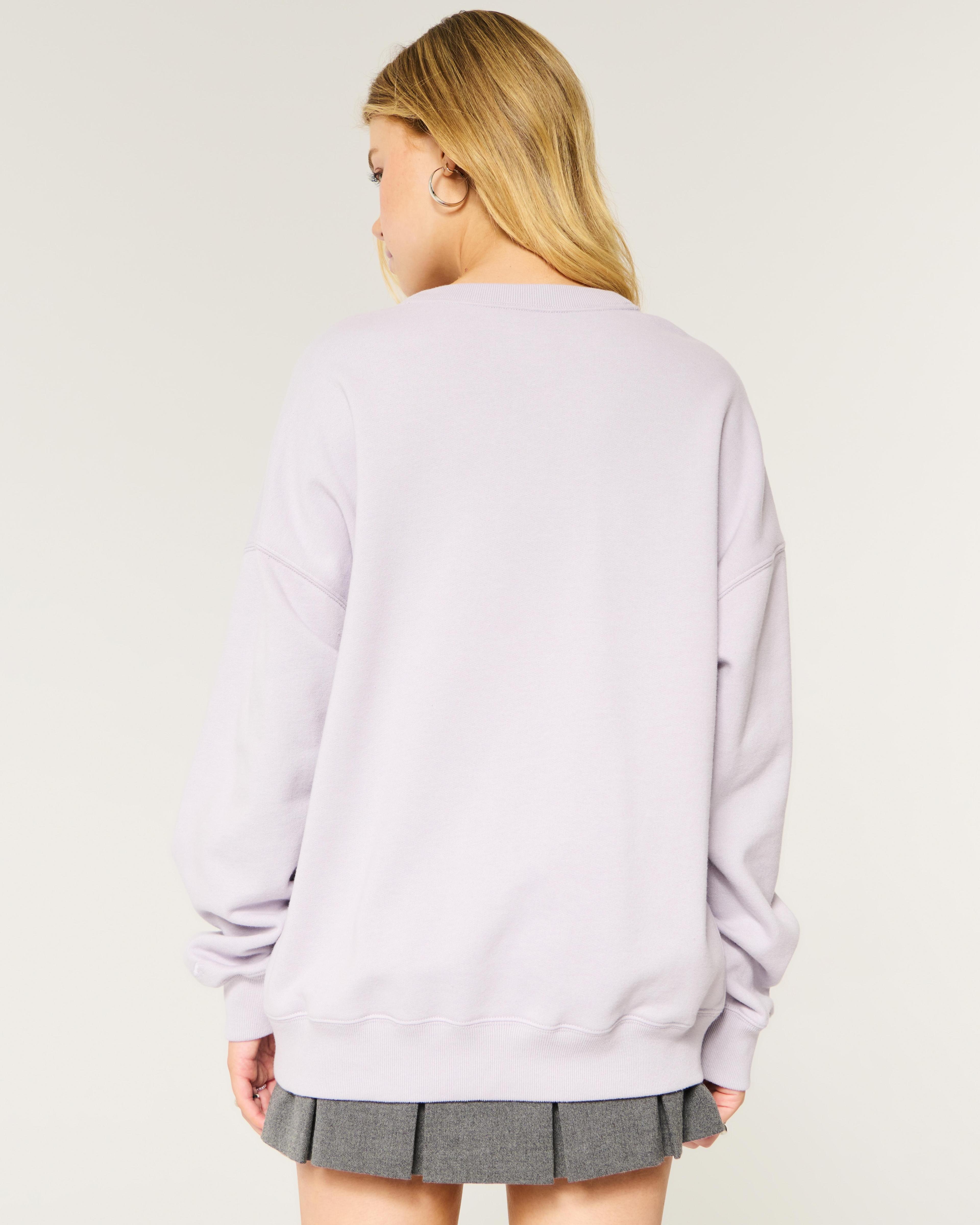 Oversized Crew Sweatshirt Product Image