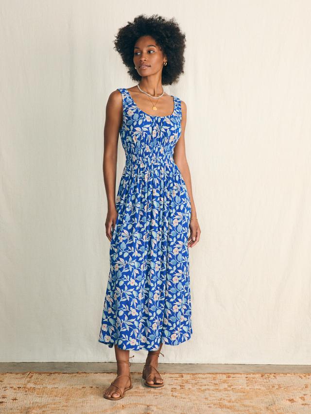 Sunseeker Midi Dress - Blue Ginger Floral Female Product Image