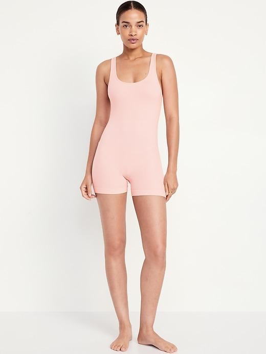 Seamless Ribbed Tank Top Bodysuit Product Image