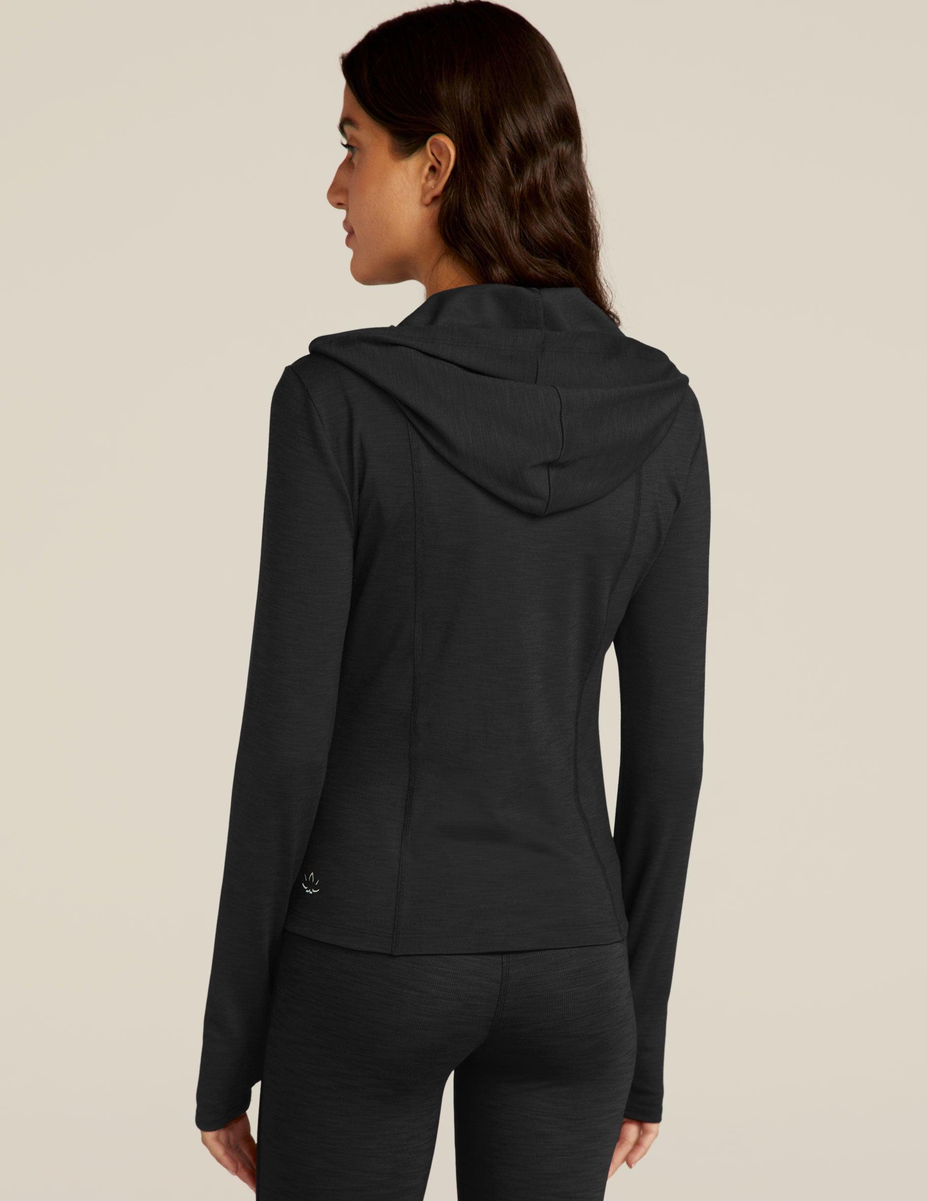 Heather Rib Morning Jog Hoodie Product Image