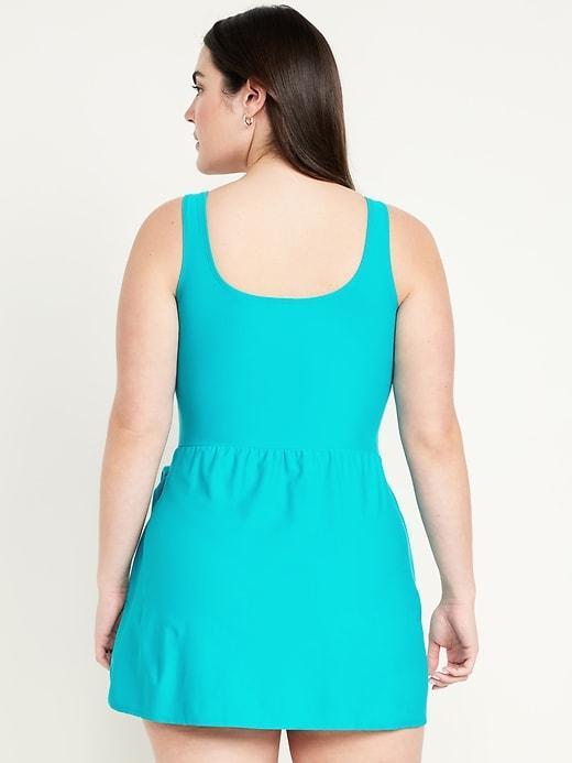 Side-Tie Swim Dress Product Image