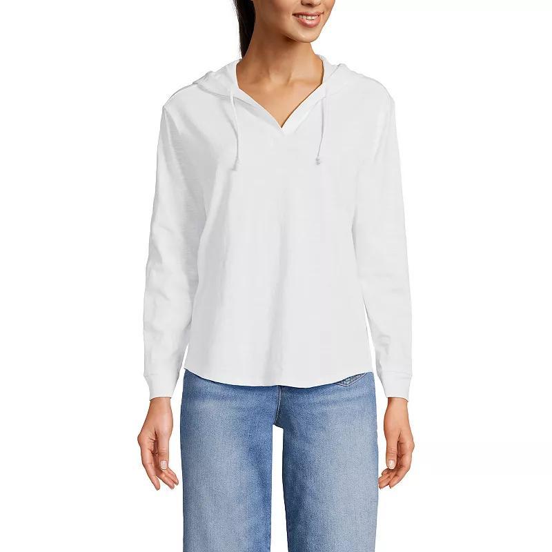 Women's Slub Hooded Popover Product Image