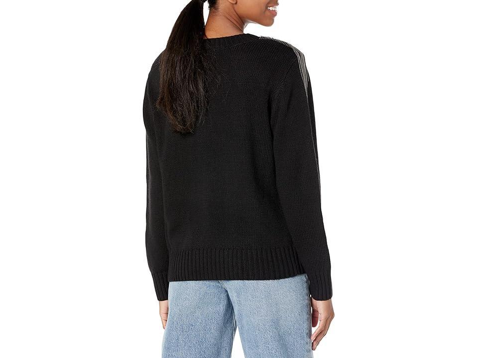 Wildfox Sympatico Sweater (Jet ) Women's Clothing Product Image