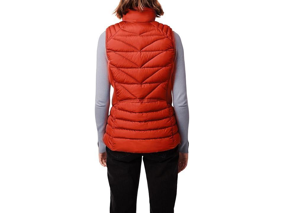 Bernardo Fashions Softy Glam Quilted Vest with Neoprene Combo (Molten Lava) Women's Vest Product Image