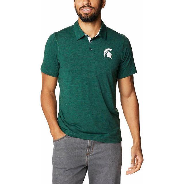 Mens Columbia Michigan State Spartans Tech Trail Omni-Shade Polo Product Image