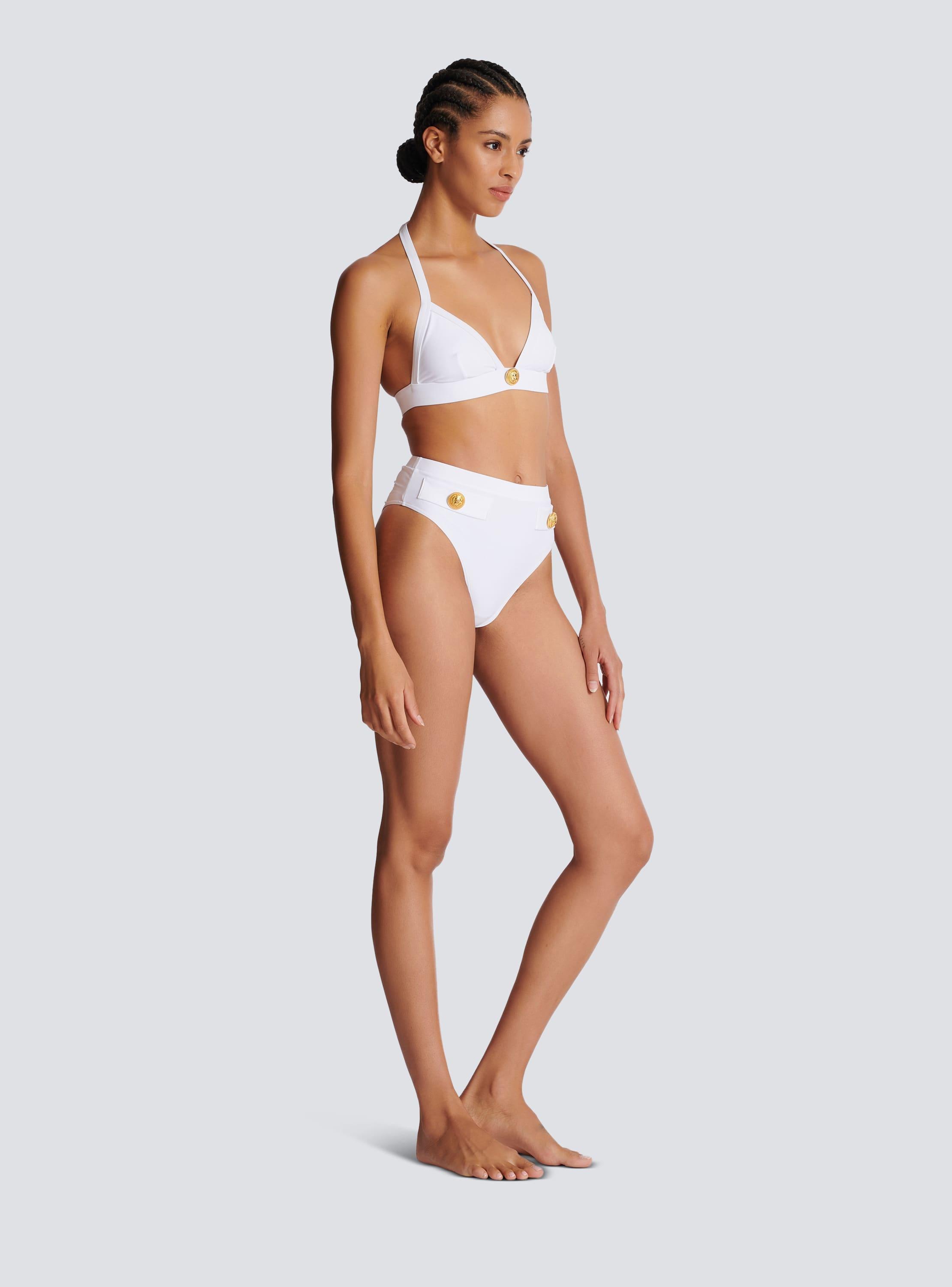 Two-piece swimming costume with buttons Product Image