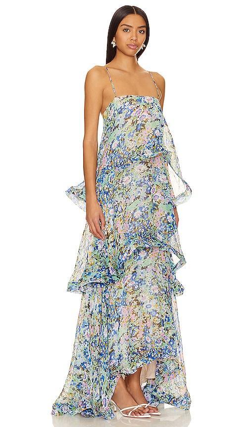 ELLIATT Armani Maxi Dress in Blue. Product Image