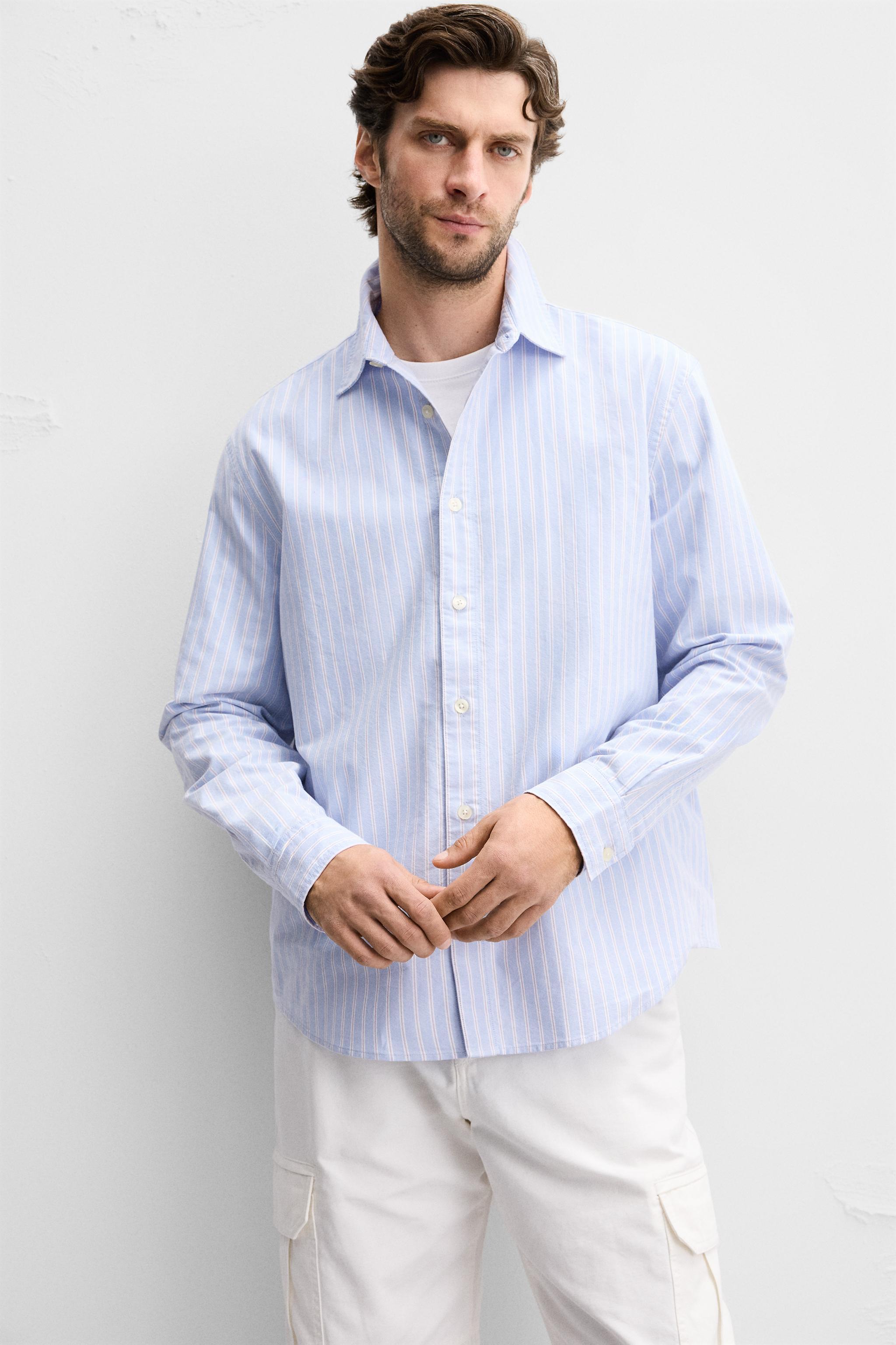 CONTRAST STRIPE SHIRT Product Image