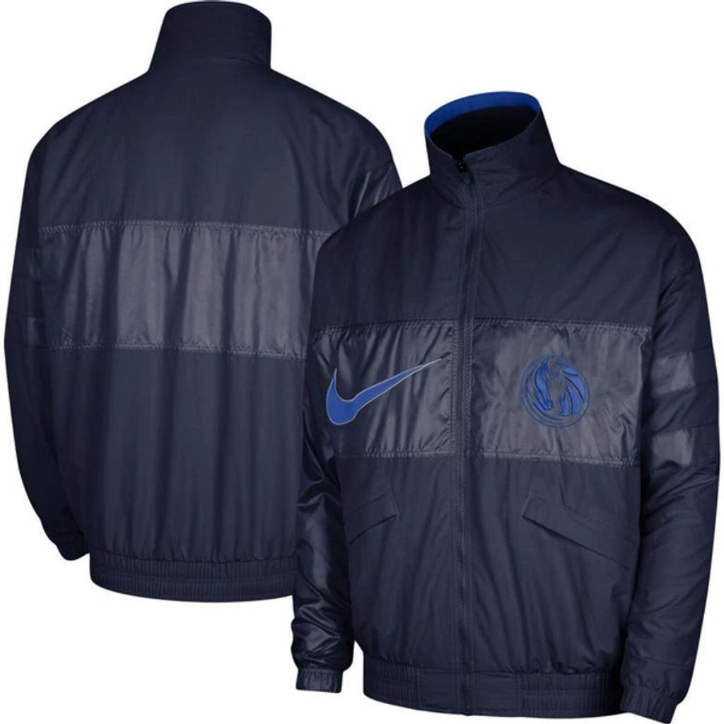 NIKE Navy Dallas Mavericks Courtside Versus Capsule Full-zip Jacket Product Image