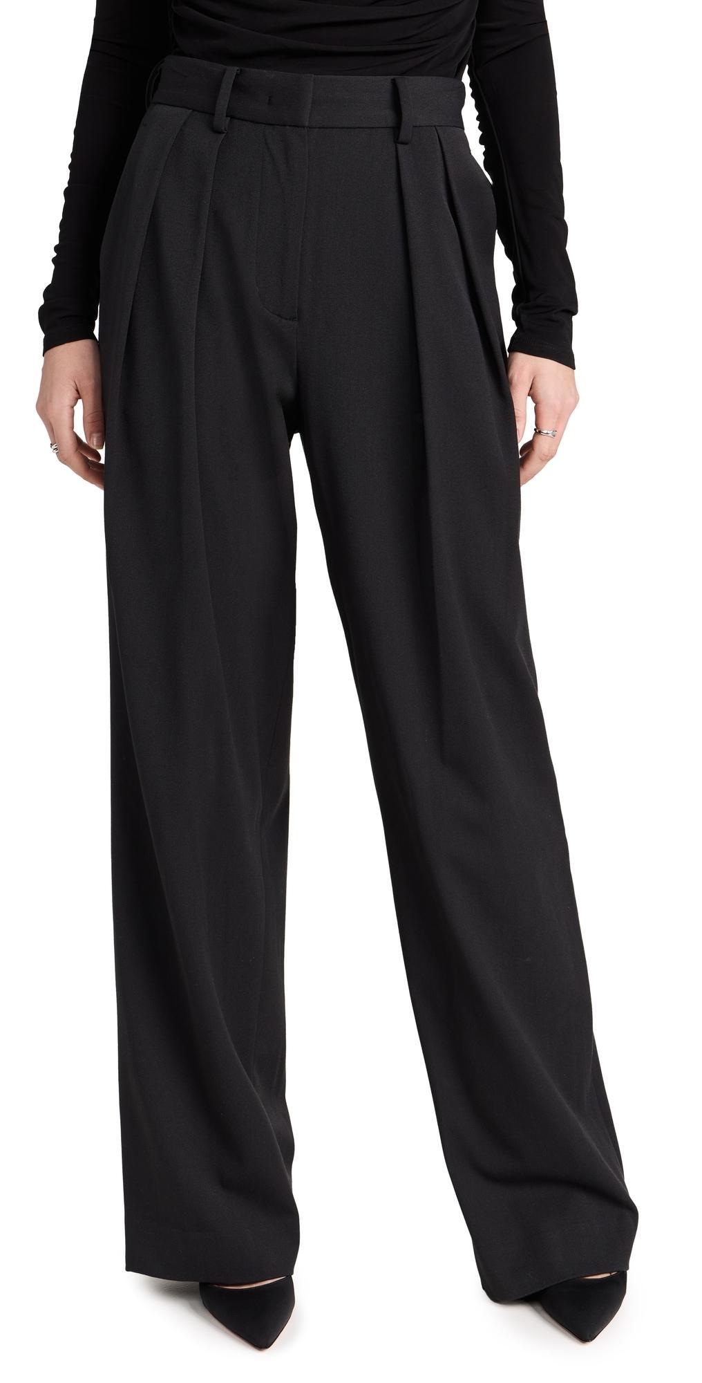 Womens Luisa Pleated-Front Pants Product Image