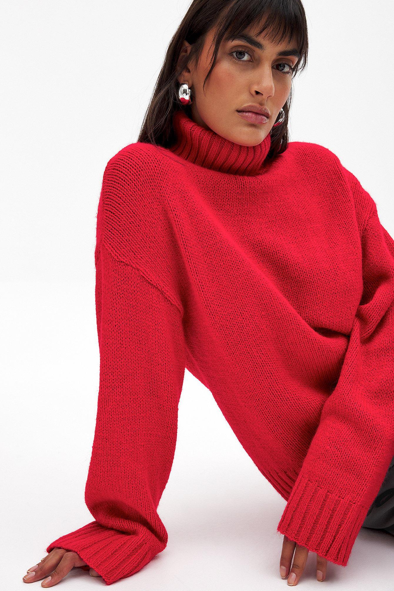 Turtle Neck Knitted Sweater Product Image