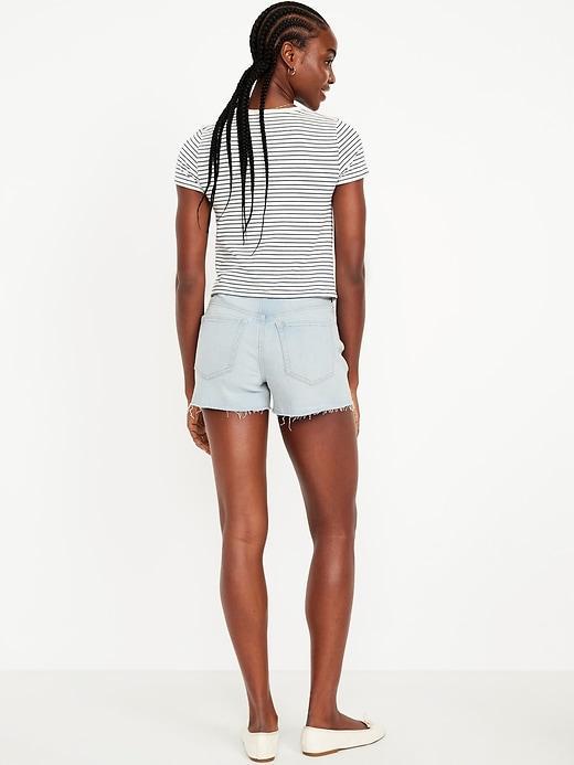 High-Waisted OG Jean Cut-Off Shorts Product Image