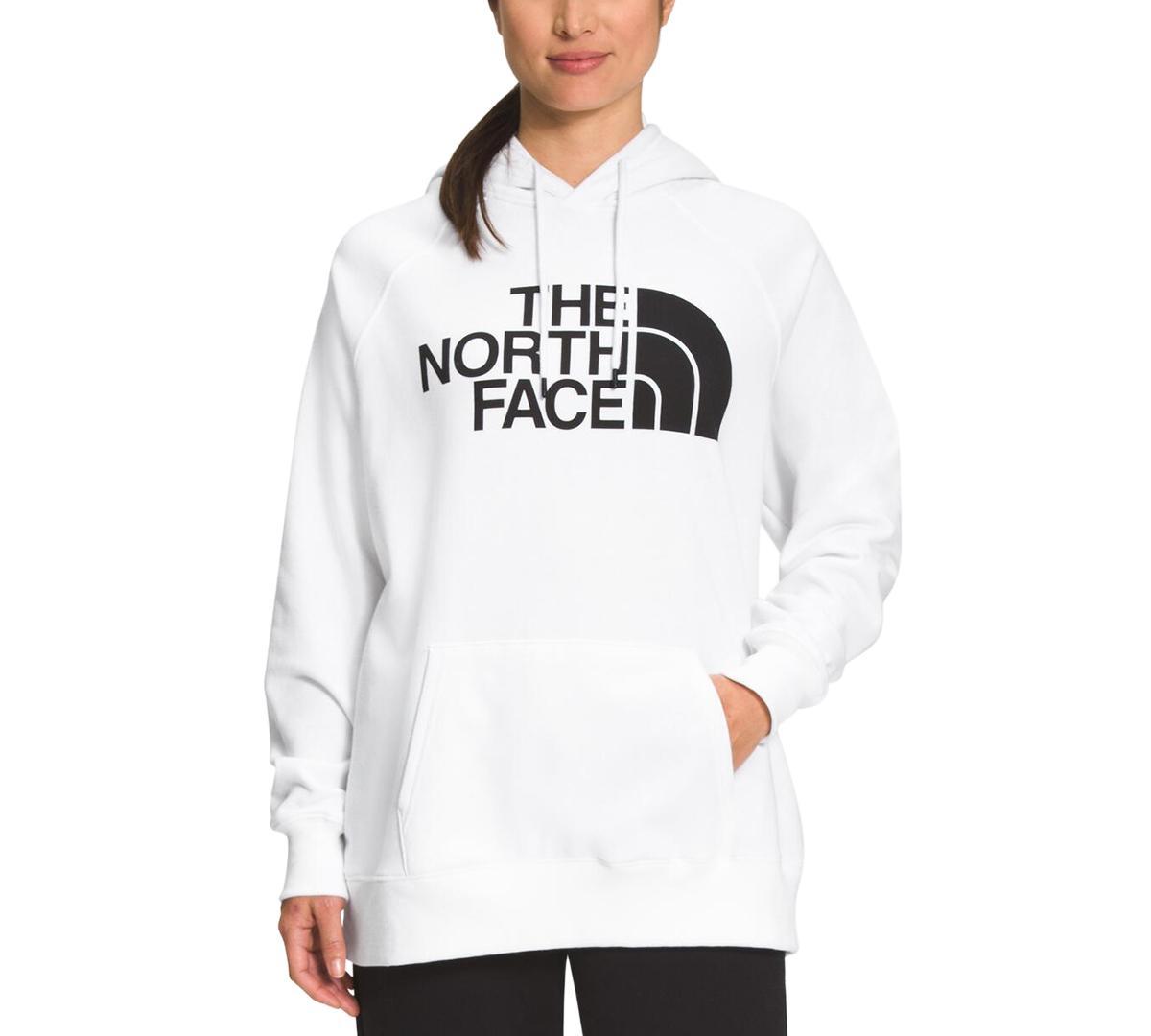 The North Face Womens Half Dome Fleece Pullover Hoodie - Tnf Light Grey Heather Product Image