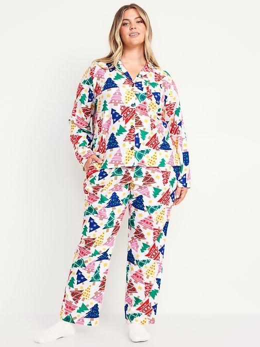 Flannel Pajama Set for Women Product Image