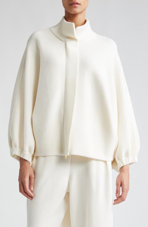 Max Mara Smirne Stand Collar Virgin Wool Cardigan Product Image