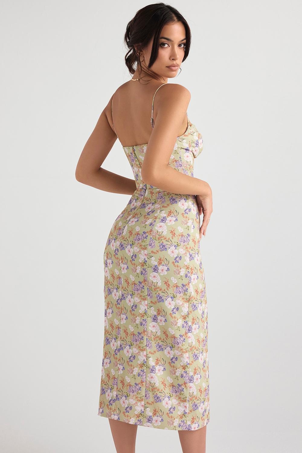 Charlotte Peony Print  Midi Sundress Product Image