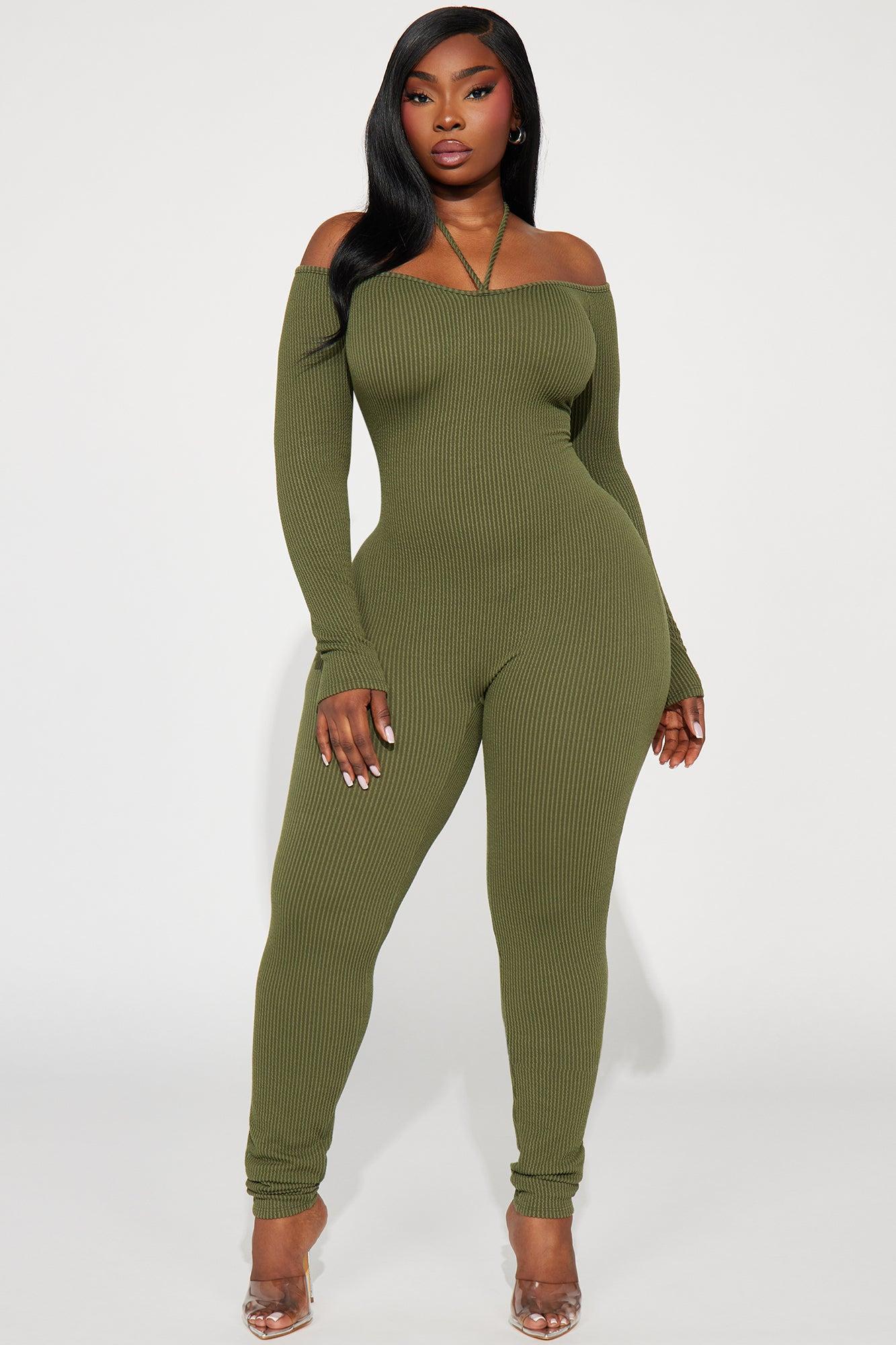 Comfort And Chic Jumpsuit - Olive Product Image