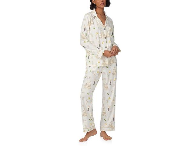 Bedhead PJs Cotton Knit Long Sleeve Classic PJ Set (Shaken Not Stirred) Women's Pajama Sets Product Image