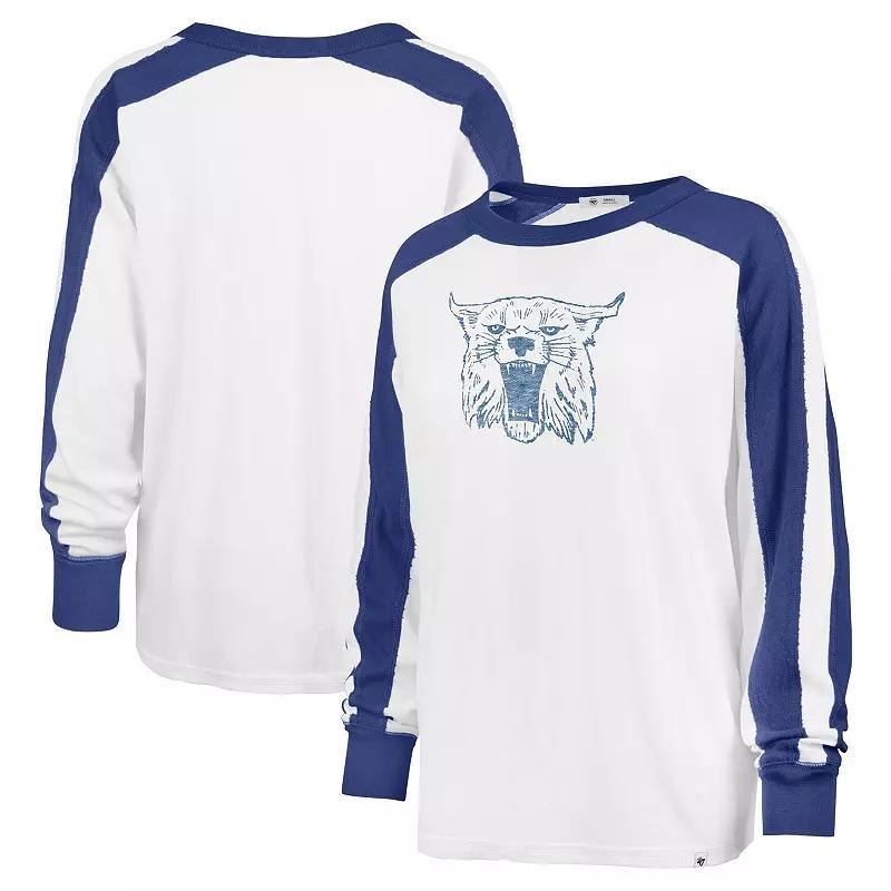 Womens 47 Brand White Distressed Kentucky Wildcats Premier Caribou Long Sleeve T-shirt Product Image