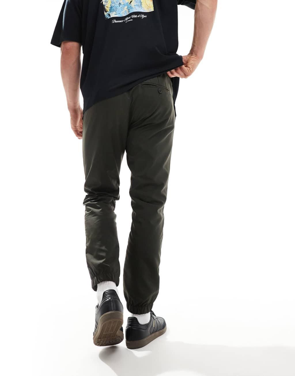 French Connection tech pants in khaki Product Image