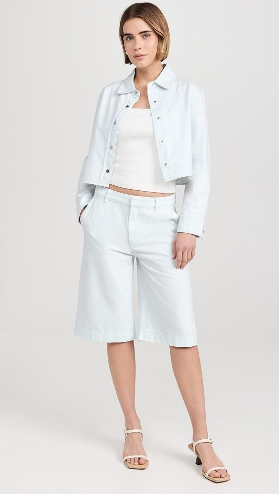 Vince Spring Twill Long Shorts | Shopbop Product Image