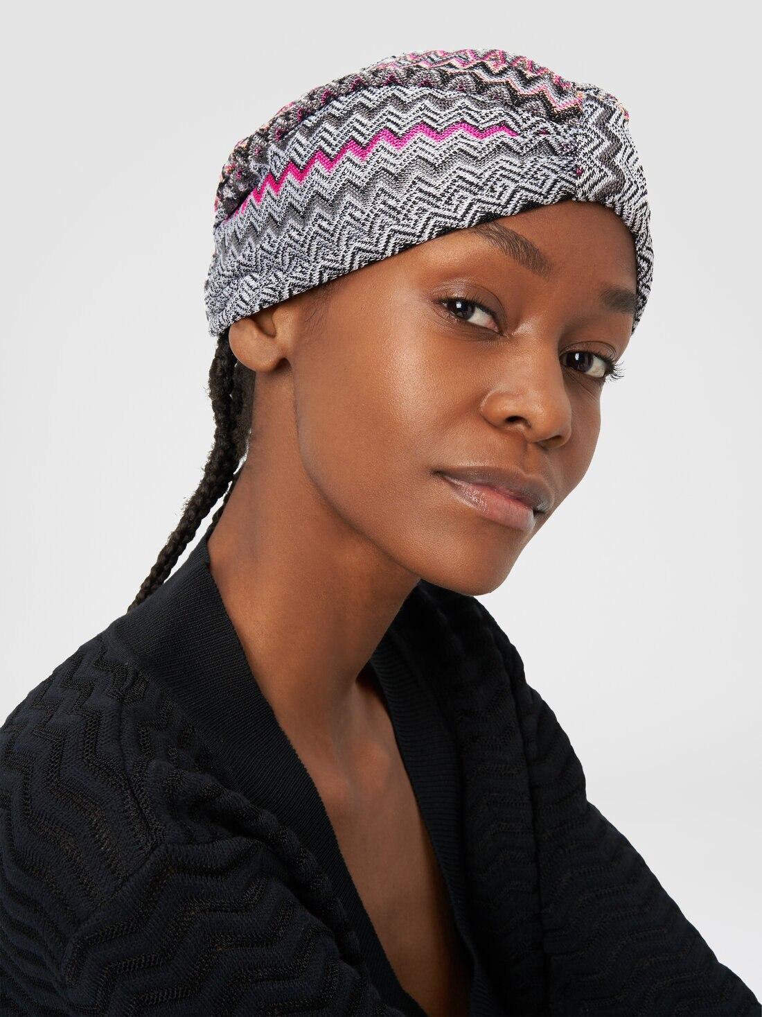 Zigzag viscose turban Multicoloured | Missoni Product Image