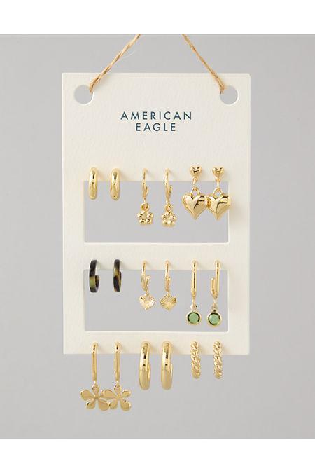 AEO Floral Earrings 9-Pack Womens Product Image