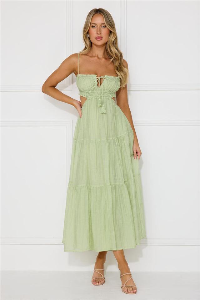 Magical Moments Maxi Dress Sage Product Image