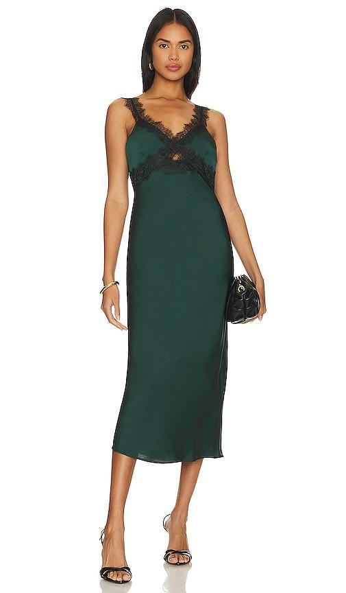 MINKPINK Erin Lace Trim Midi Dress Size M, XL. Product Image