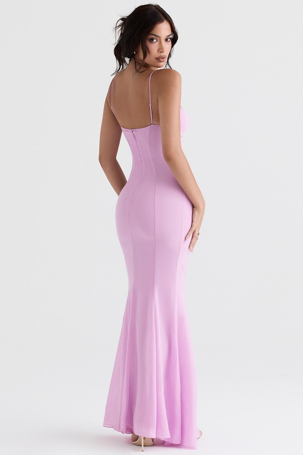 Loren Pink Maxi Dress Product Image