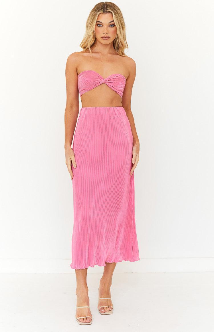 Elena Pink Crop Top Product Image