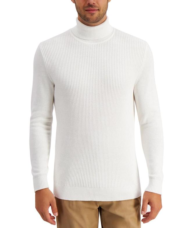 Club Room Mens Textured Cotton Turtleneck Sweater, Created for Macys Product Image