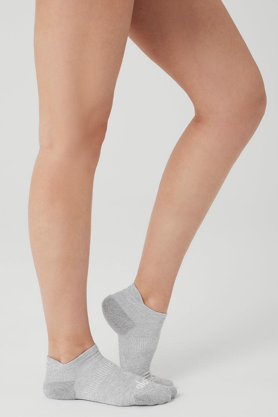 Women's Performance Tab Sock - Athletic Heather Grey/White Female Product Image