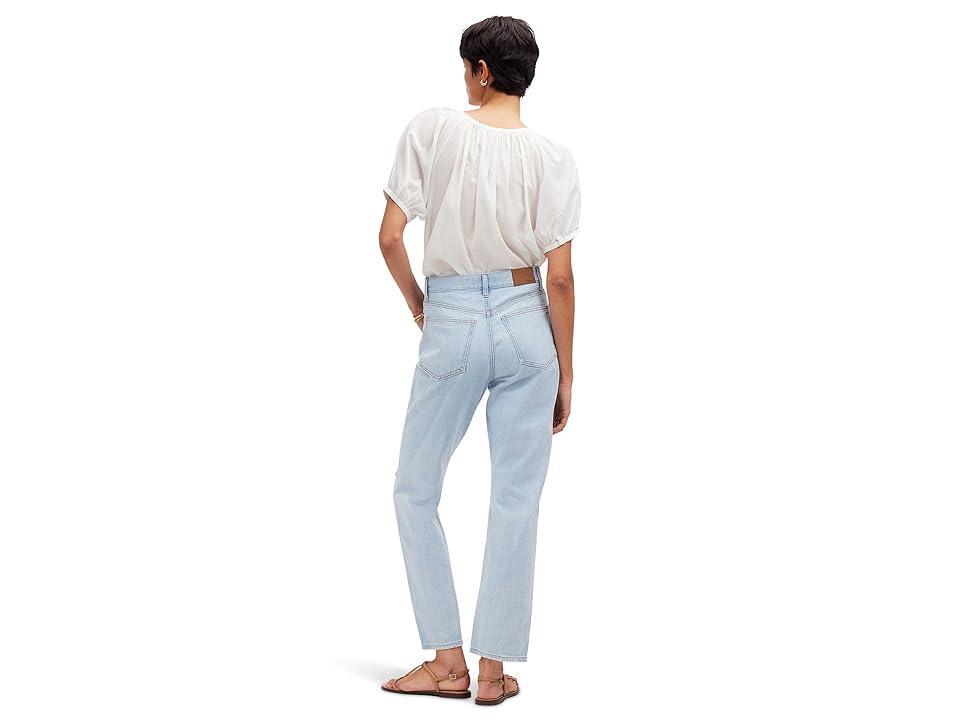 Madewell The Perfect Summer '90s Straight Crop Jean in Fitzgerald Wash (Fitzgerald) Women's Jeans Product Image