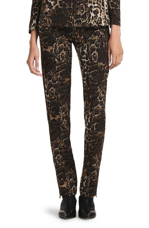 St. John Collection Leopard Jacquard Twill Pants product image