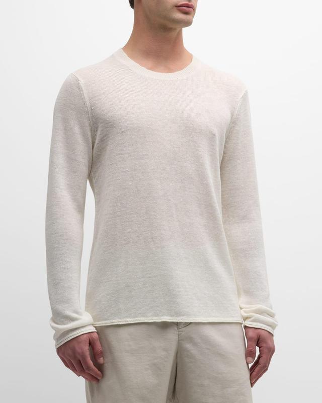 Mens Kevin Linen Crewneck Sweater Product Image