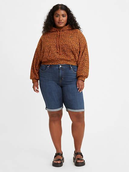 Classic Bermuda Women's Shorts (Plus Size) Product Image