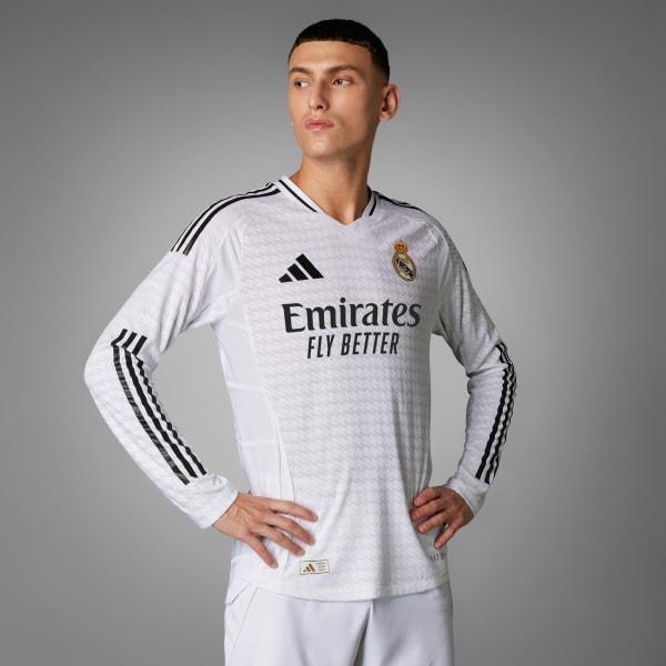 Real Madrid 24/25 Long Sleeve Home Authentic Jersey Product Image