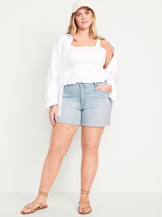 High-Waisted OG Jean Shorts -- 5-inch inseam Product Image