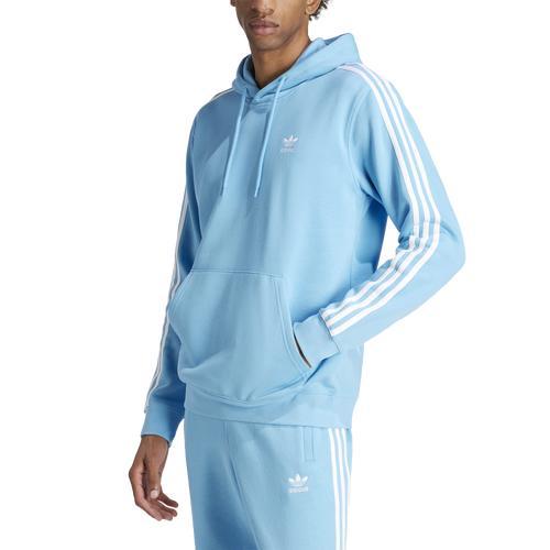 adidas Originals Mens adidas Originals 3 Stripe Fleece Hoodie - Mens Product Image