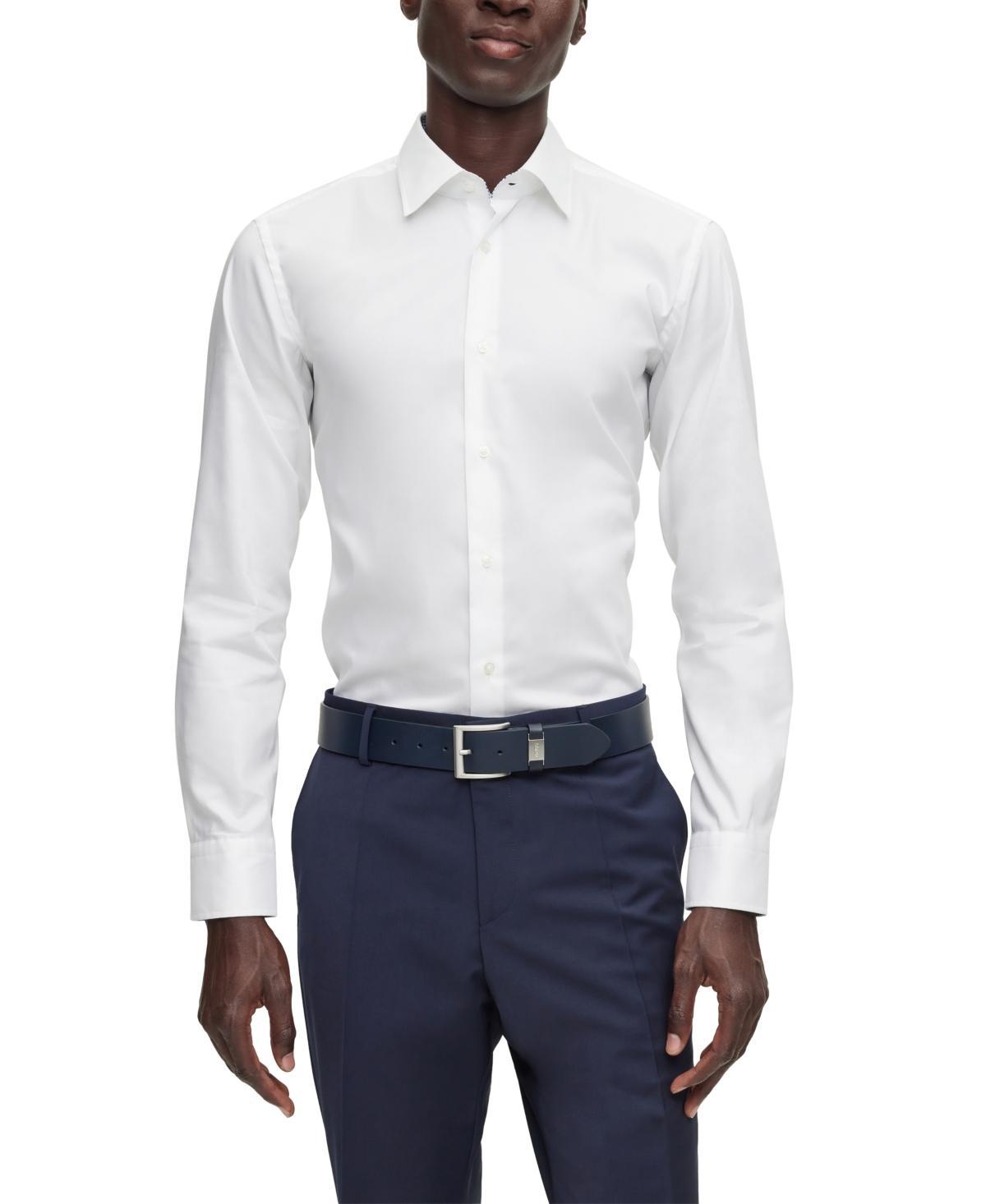 Boss by Hugo Boss Mens Easy-Iron Slim-Fit Dress Shirt Product Image