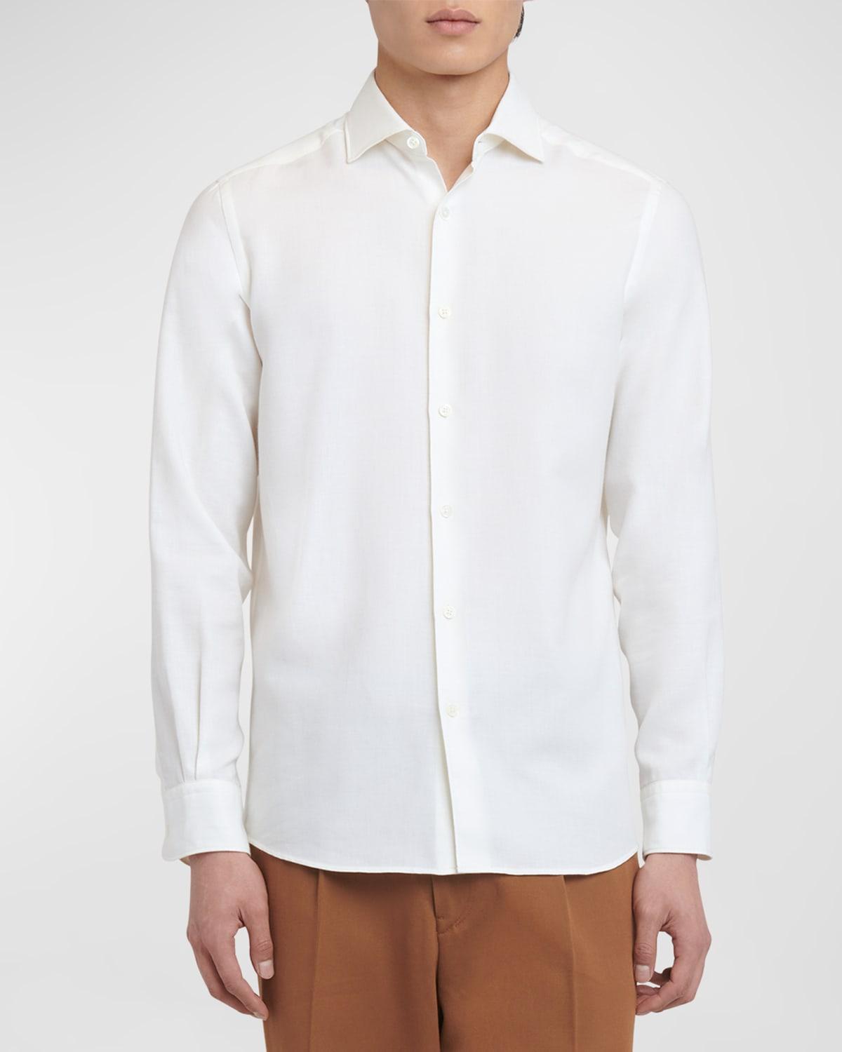 Mens Cotton-Cashmere Cashco Sport Shirt Product Image