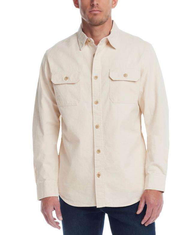 Weatherproof Vintage Mens Long Sleeve Button-Front Shirt Product Image