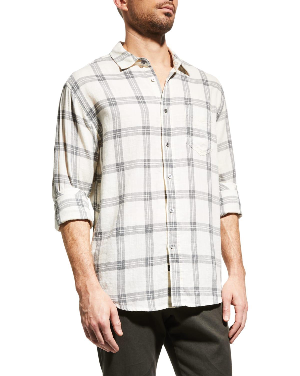 Rails Men's Wyatt Plaid Sport Shirt - Size: SMALL - GLASS Product Image