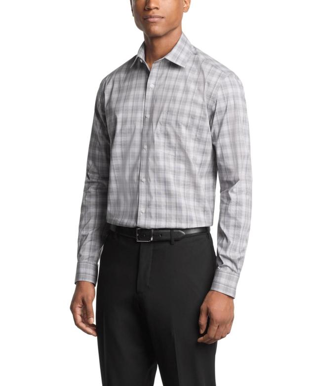 Van Heusen Mens Regular Fit Ultra Wrinkle Resistance Flex Collar Dress Shirt Product Image