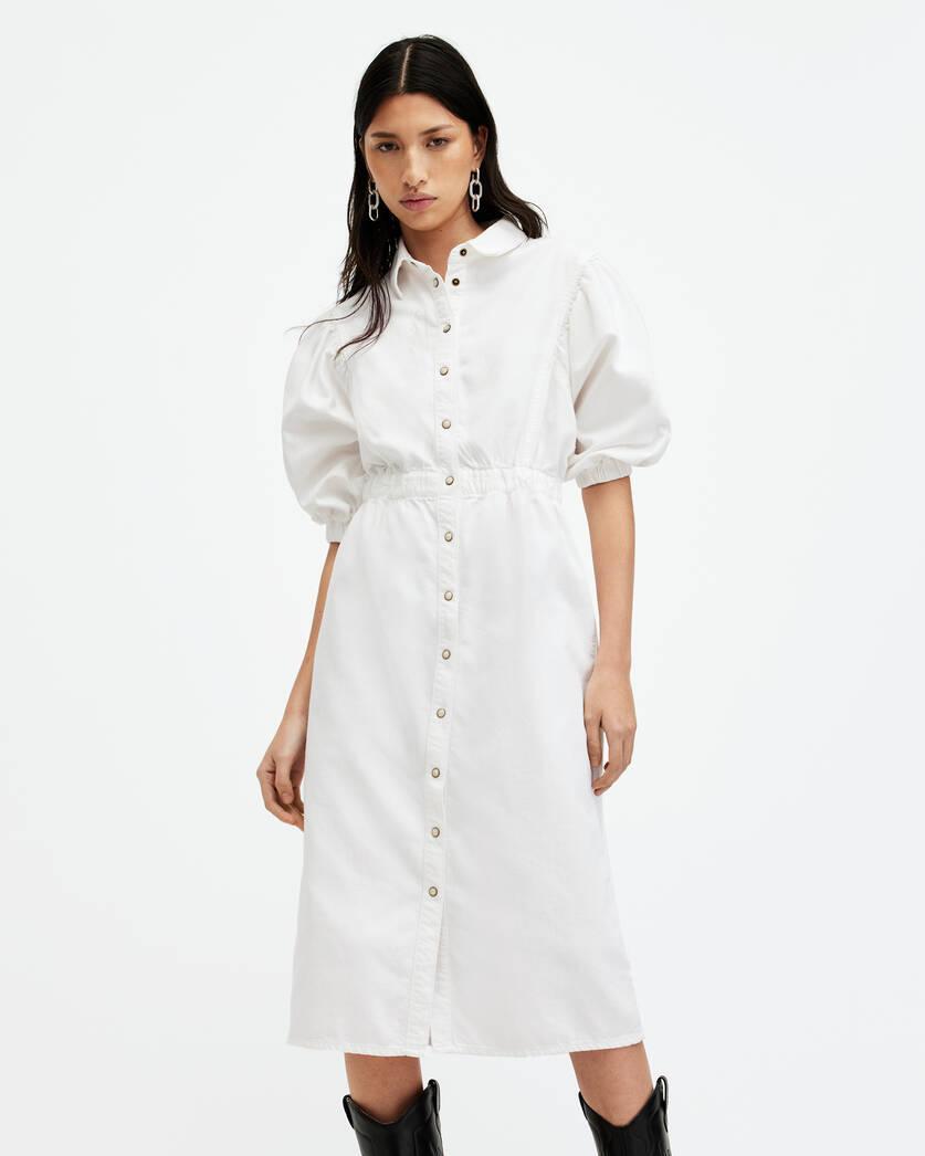 Osa Denim Midi Dress Product Image