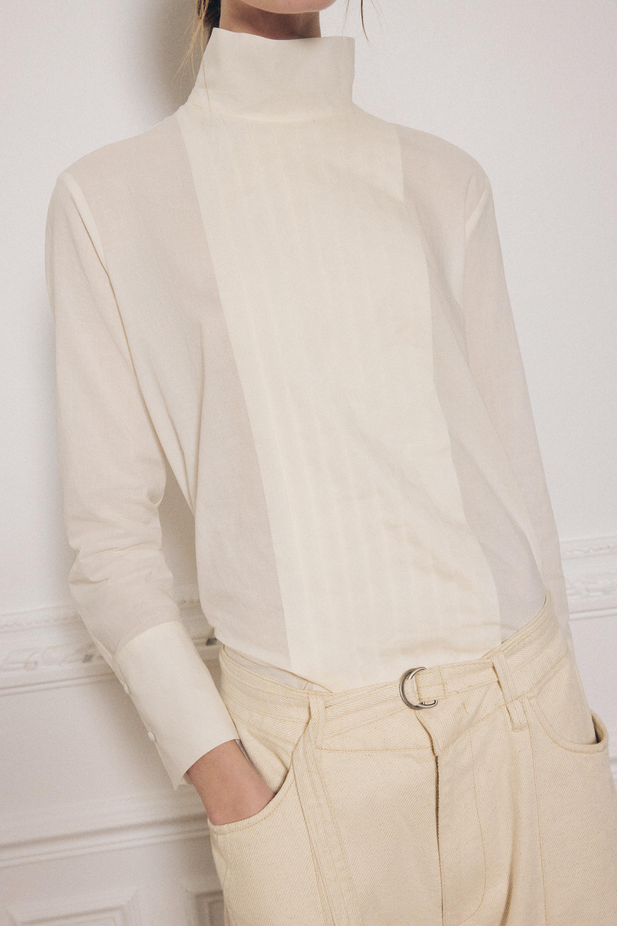 PLEATED BLOUSE ZW COLLECTION Product Image