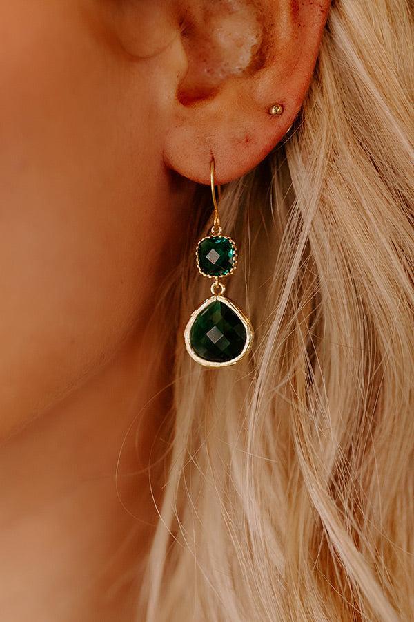 Marvelous Night Earrings in Emerald Product Image